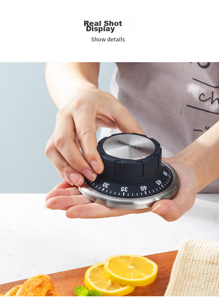 MAXCOOK Kitchen Timer, Exam Study Electronic Stopwatch, Countdown Reminder, Small Alarm Clock MCPJ1518 10