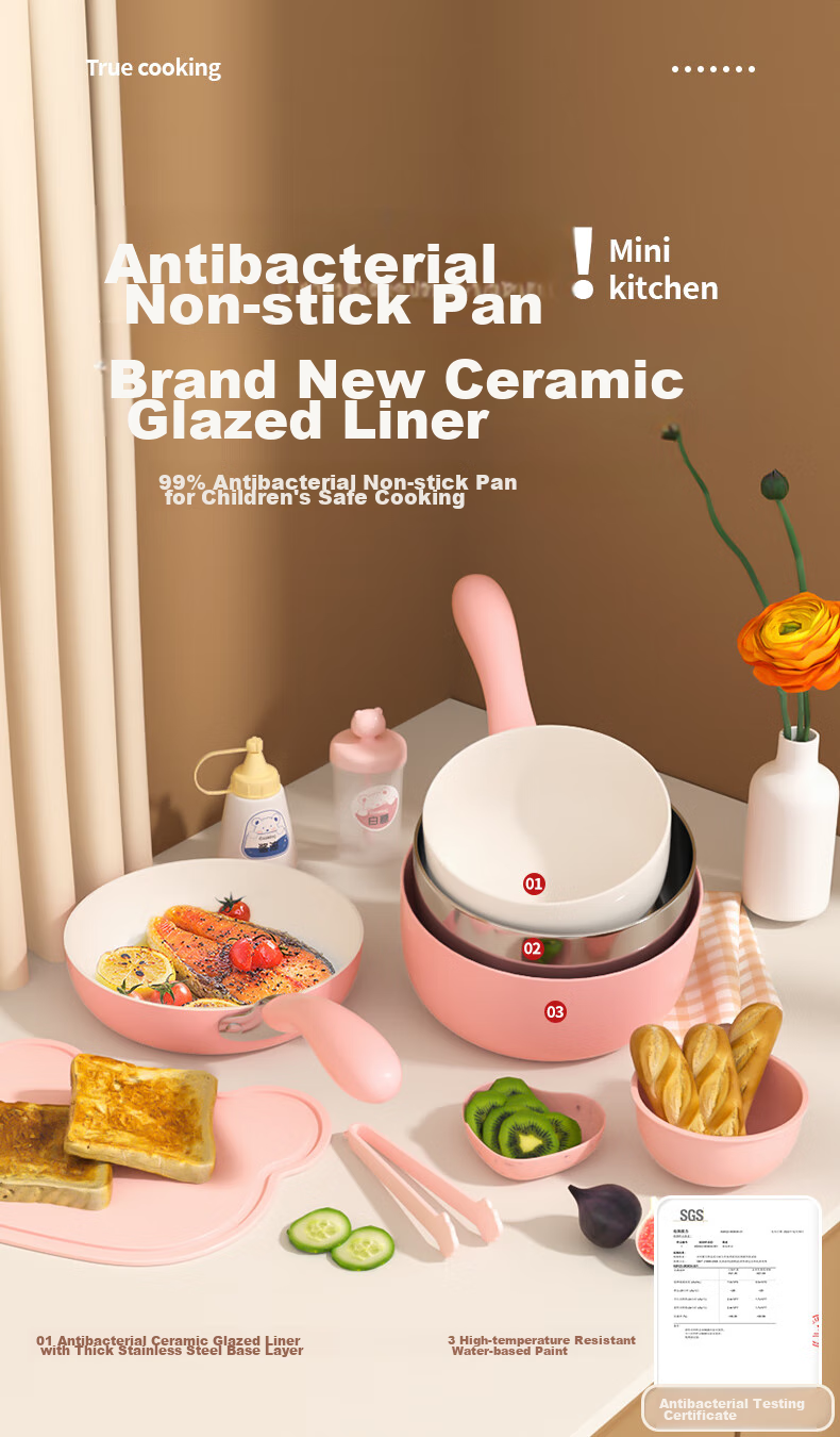 Shiwanzhenzhu Mini Kitchen Real Cooking Set, Cooking Utensils, Educational Pretend Play, Birthday Gift for Boys And Girls Aged 7-14 9