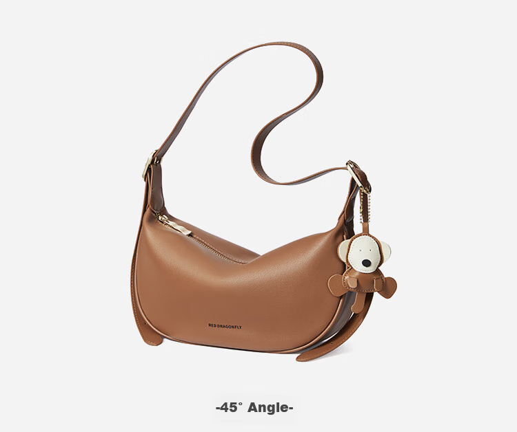 RED DRAGONFLY 2026 New Women's Handbag, Light Luxury Cowhide Crossbody Shoulder Tote Bag, Birthday Gift for Mom 17