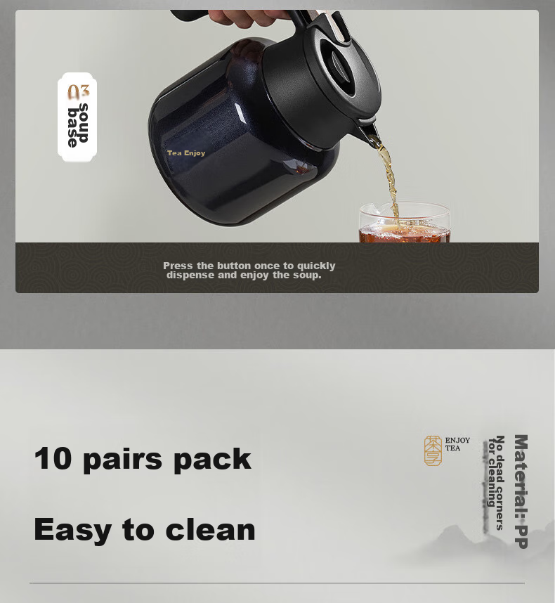 SUPOR Thermal Tea Pot, Home Use Tea Infuser, Large Capacity Water Kettle, 316L Stainless Steel Hot Water Pot, Father's Day Gift 13
