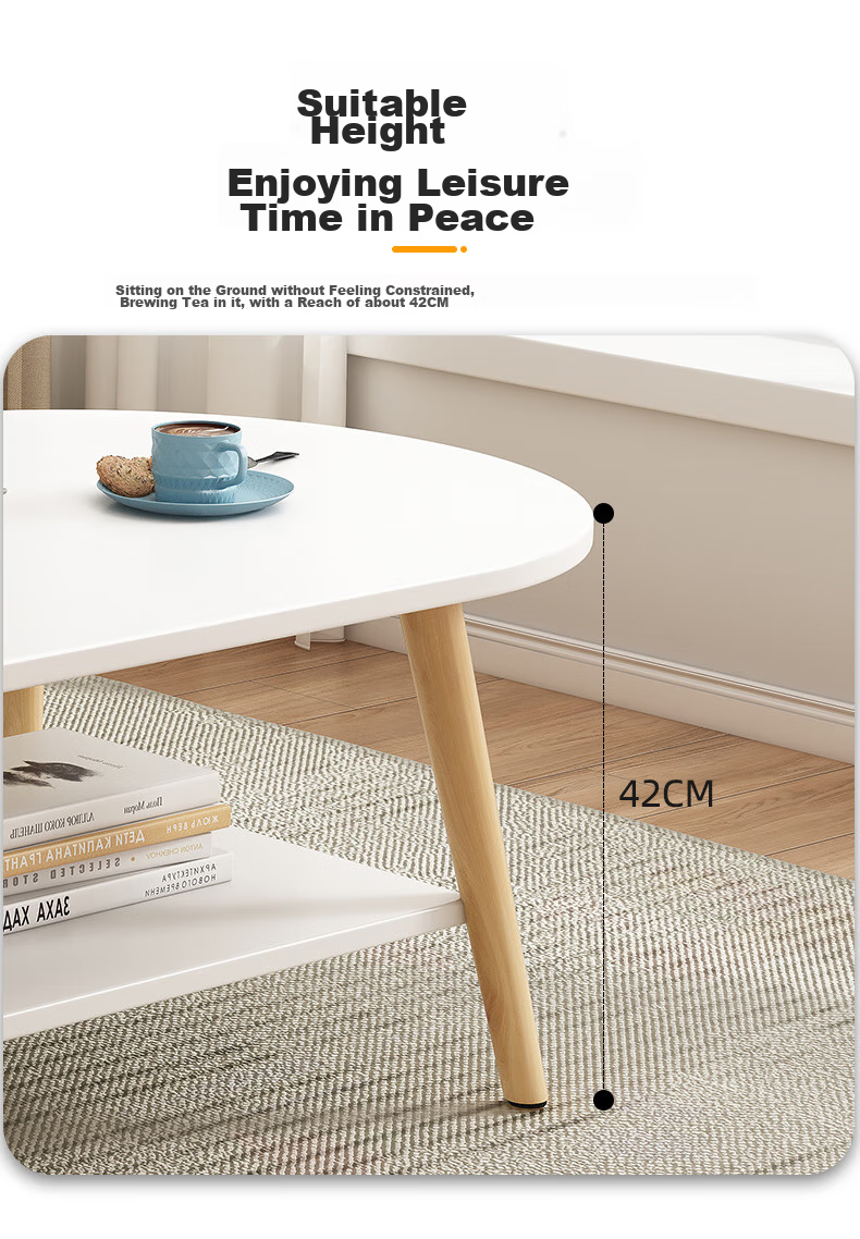 Shanshanmuyi Coffee Table, Simple Living Room Tea Table, Small Apartment Side Table, Home Tea Stand, Nordic Style Side Table, Balcony Mini Table 10