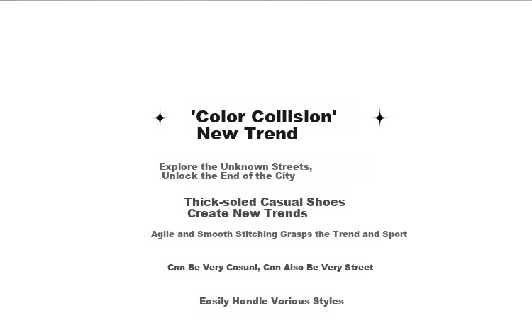 ZHR Casual Shoes for Women, Trendy Cool Lightweight Thick-Soled Sneakers, Comfortable Breathable Color-Block Women's Shoes CS58 White And Black Size 39 2