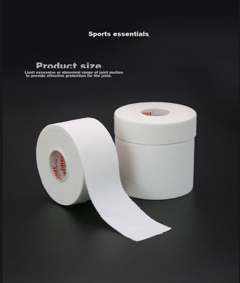 Kangmashi White Tape Sports Adhesive Tape for Basketball Foot Tape, Volleyball Finger And Wrist Bandage, Soccer Ankle Fixation Strap 9