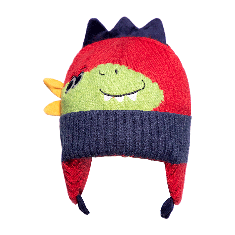 Moremerry Children's Hat, Autumn And Winter Ear Protection, Boys And Girls Warm Knitted Hat, Baby Student Fashionable Cap, Pink