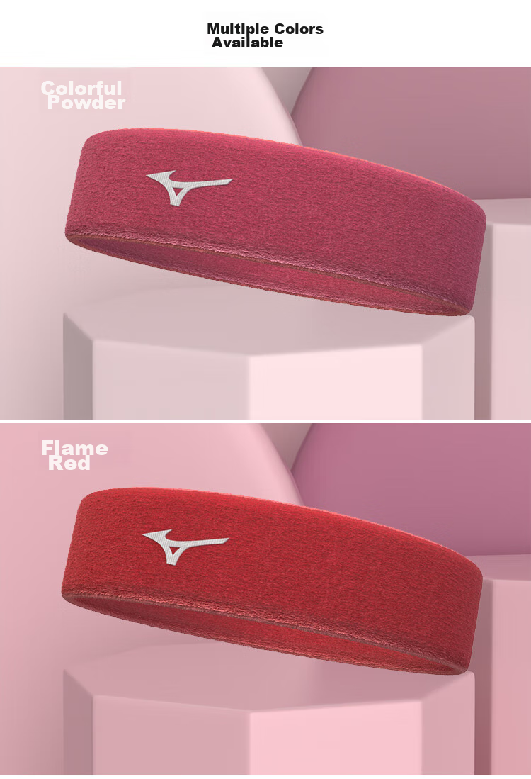 MIZUNO Sports Headband for Men And Women, Running Basketball Fitness Sweat-Absorbing Breathable Headband B571 Gray Single Piece 11