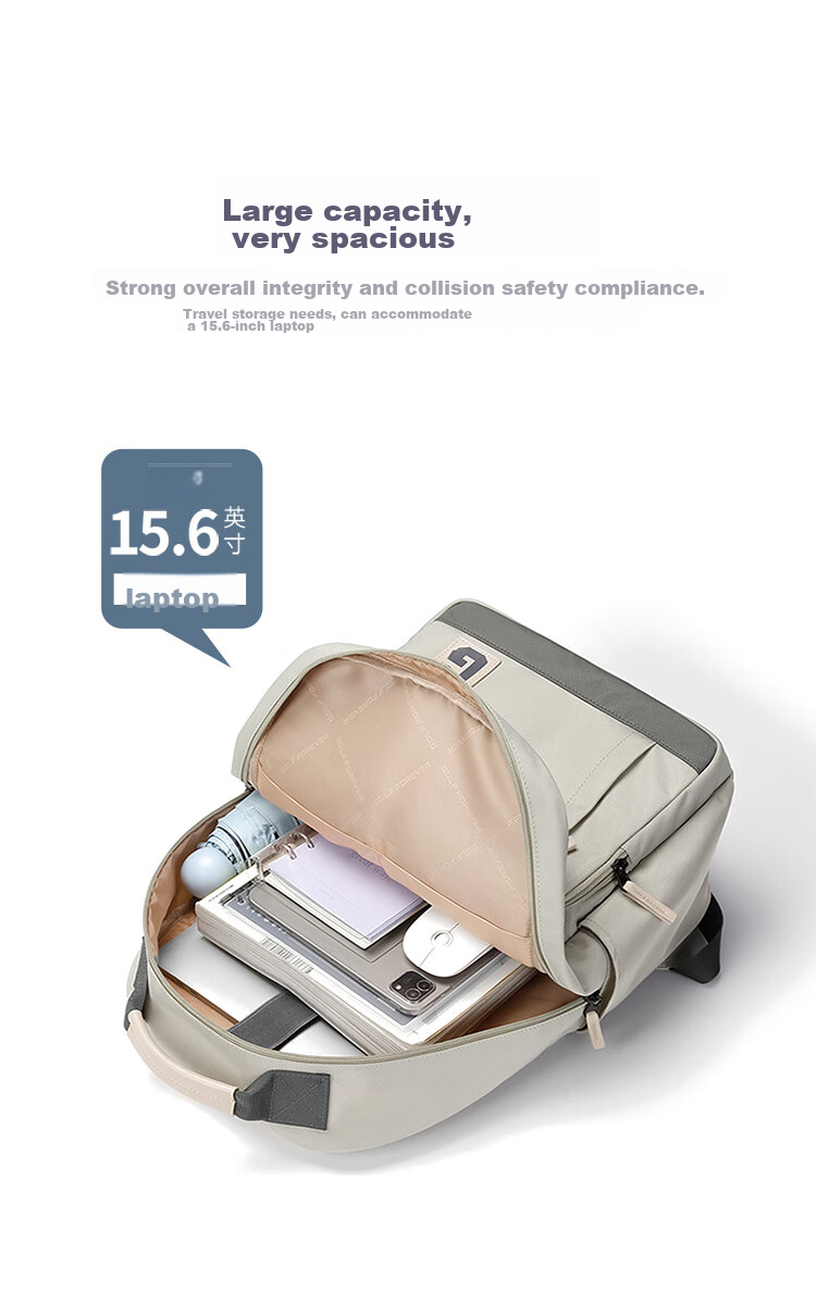 GOLF Backpack for Middle School, High School And College Students, Men's And Women's Shoulder Bag, 15.6-Inch Laptop Bag 20