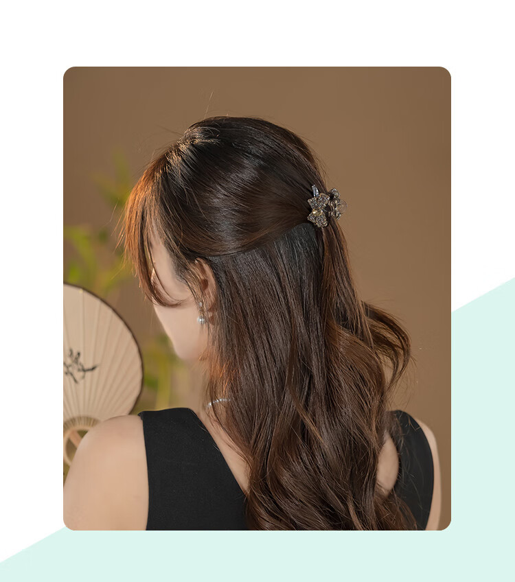CHIMERA 2-Piece Hair Claw Clip, Back of Head Hairpin, Bangs Side Clip, Hair Accessory, Shark Clip, Hair Clip, Birthday Gift for Girls 1