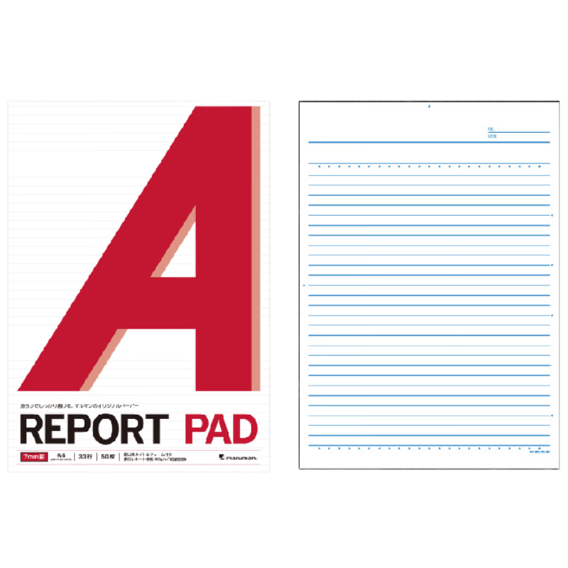 MARUMAN Notebook Japanese Imported A6 Notepad 100 Pages High School Student Exam Mistake Book Diary Meeting Notes P170A