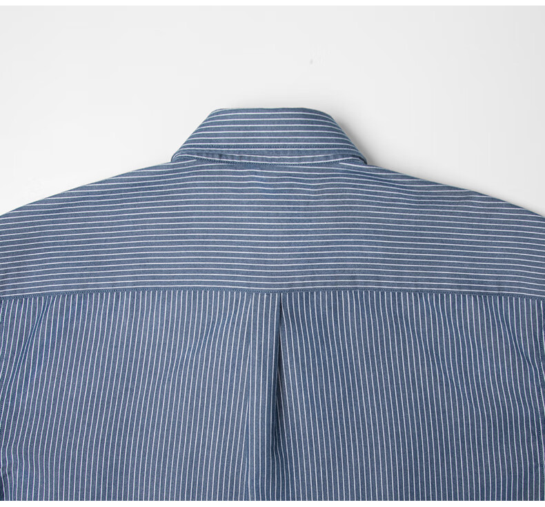 BLACKMONDAY [Easy-Care] Striped Shirt for Men, Spring And Autumn Business Casual Wrinkle-Resistant Non-Iron Long-Sleeve Dress Shirt 17