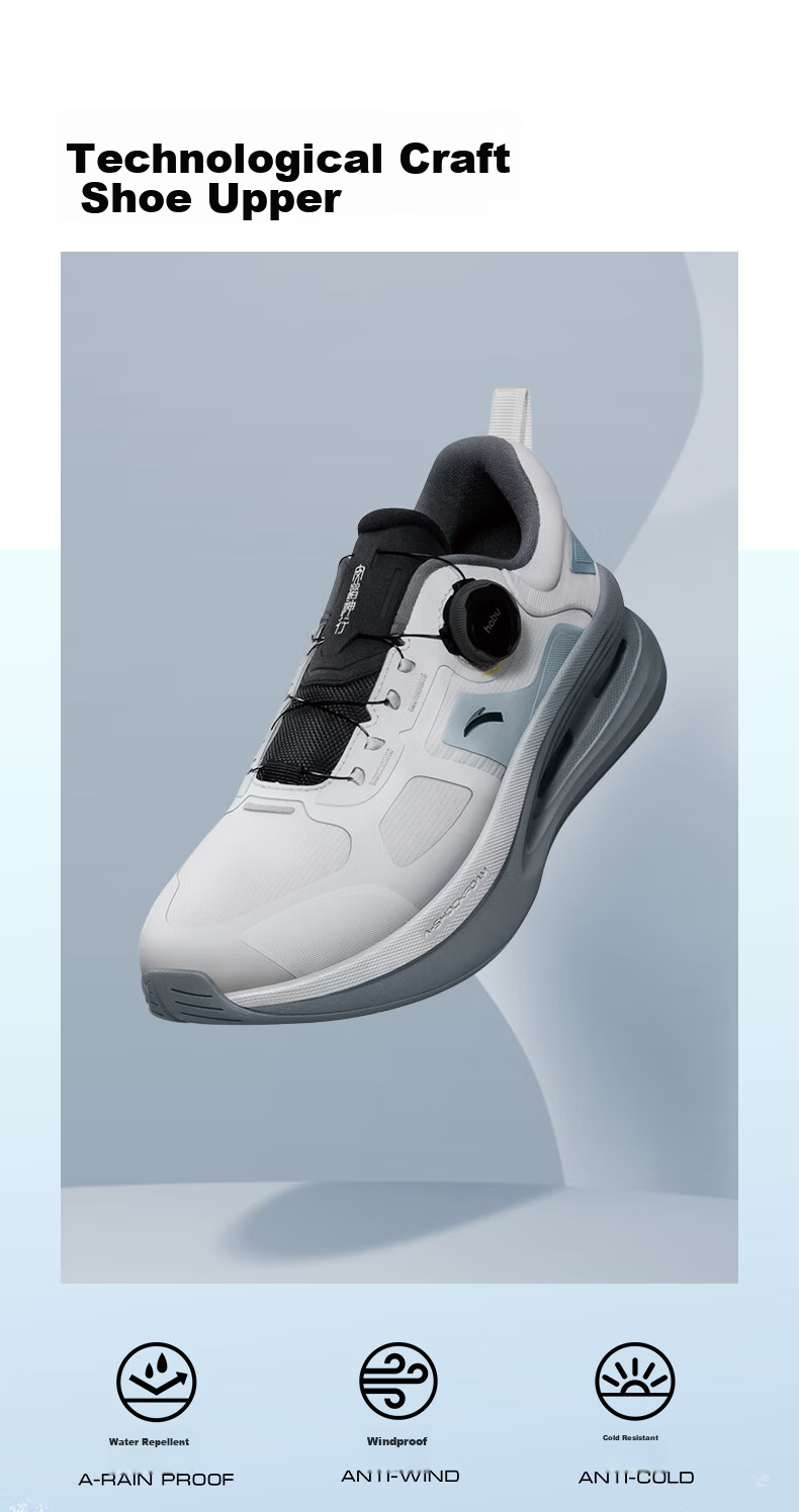 ANTA Shenxing 6 PRO | Father's Day Gift, Cushioned Men's Business Training Breathable Wear-Resistant Running Shoes 5