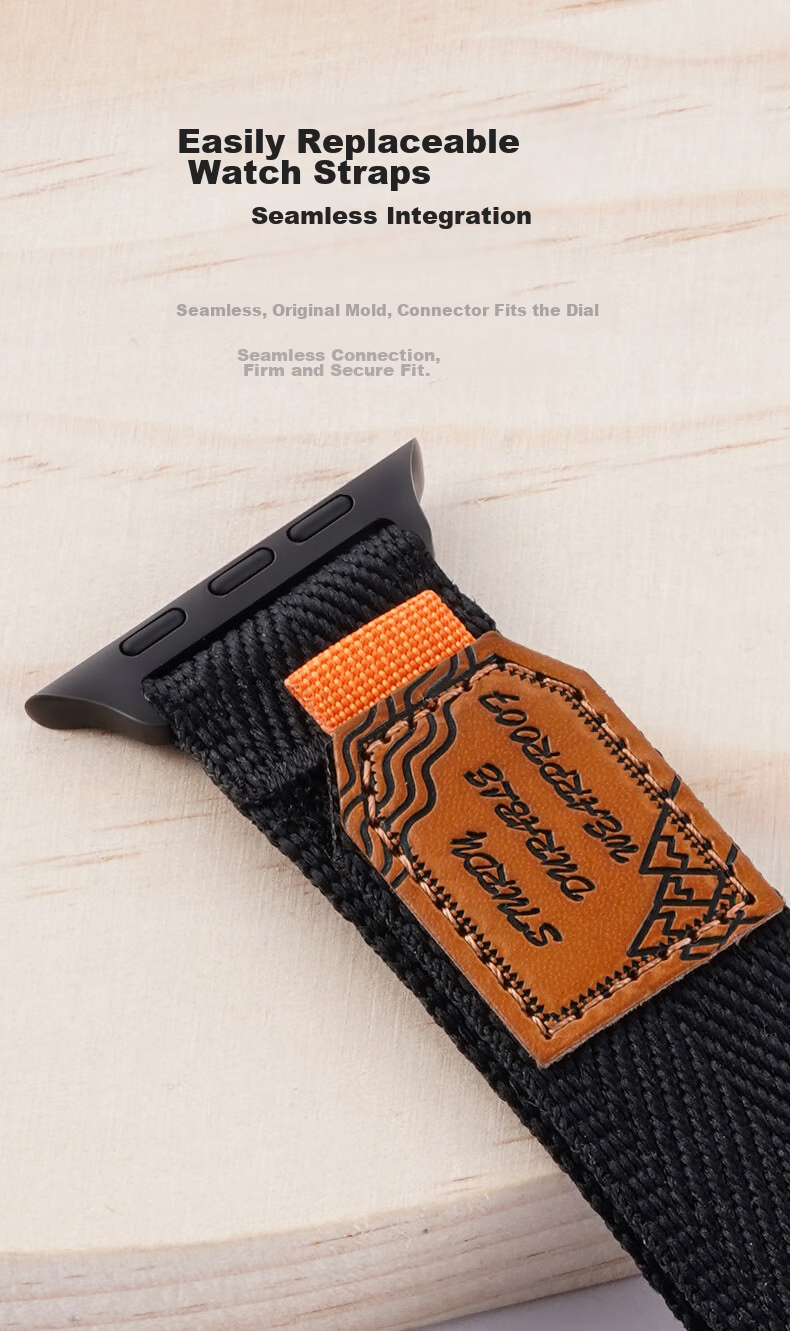CangHua Compatible with Apple Watch Ultra 4/3 Strap, Apple Watch Ultra 2 Trail Loop Band, IWatch S12/S11/s10/9/8/se3 Braided Strap 9