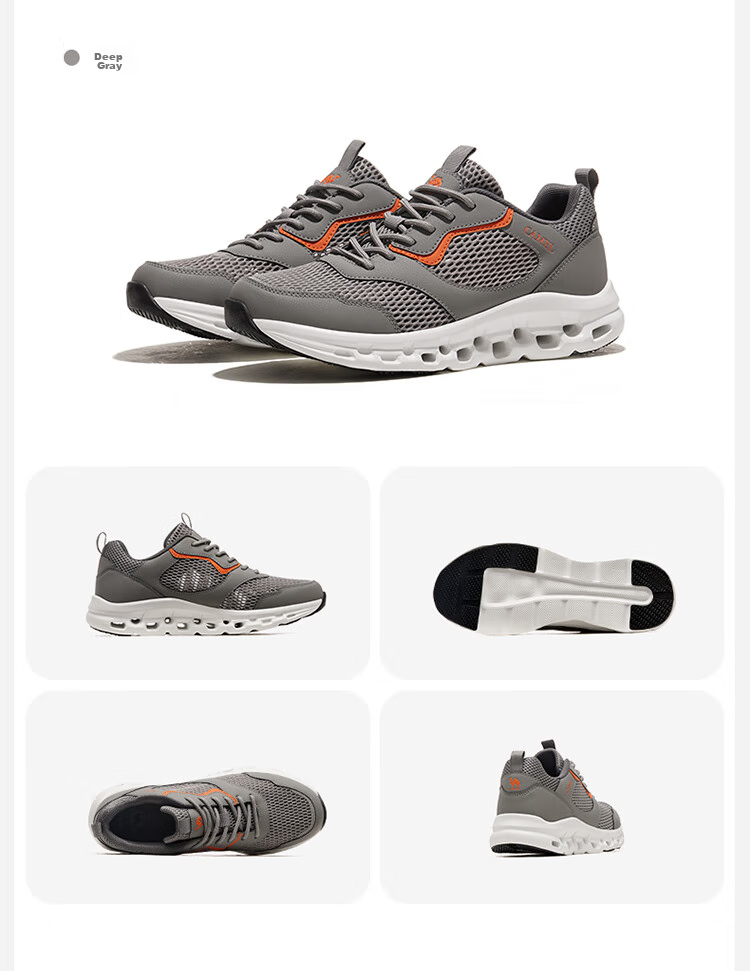 CAMEL Perforated Shoes, Summer Mesh Breathable Casual Shoes, Non-Slip Hollow Hiking Sneakers for Men And Wome 14