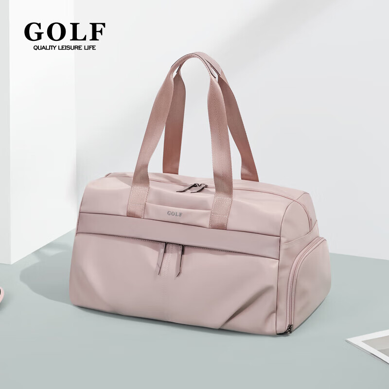 GOLF Travel Bag, Sports And Fitness Bag for Women, with Separate Shoe Compartment, Dry And Wet Separation, Handheld Luggage Bag for Business Trips And Travel, Shoulder Bag