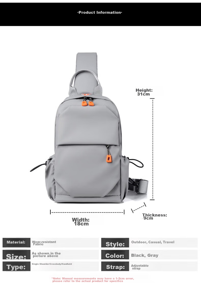 Warrior Crossbody Bag for Men, 2026 New Large Capacity Chest Pack, Fashionable Commuter Travel Bag, Shoulder Bag for Sports And Wome 11