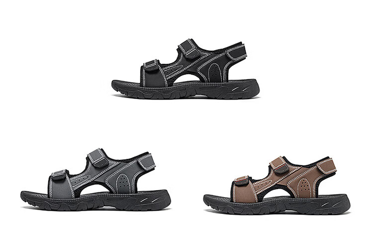 CARTELO Men's Sandals, Summer 2026, Breathable Casual Outdoor Beach Shoes, Men's Outdoor Soft-Soled Hole Shoes 4