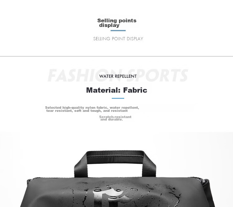 GOLF Shoulder Bag for Men, Trendy Large Capacity Crossbody Bag, Water-Resistant Casual Lightweight IPad Bag, Fashionable Sports Messenger Bag 5