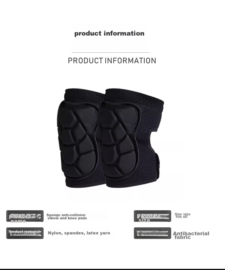 Chidong Tactical Knee And Elbow Pads for Crawling, Running, Sports Training, Thickened Set for Knee Joint Protection, Kneeling And Anti-Fall Gear 3