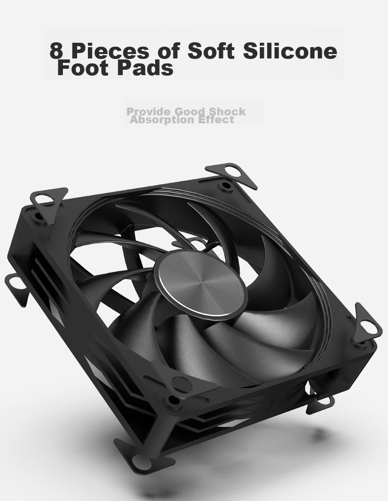 Great Wall Archimedes X120 Performance Edition 12CM Fan (70CFM High Airflow, Aluminum CD Pattern, 2000 RPM, PWM, Silicone Pad, 60CM Long Cable) 7