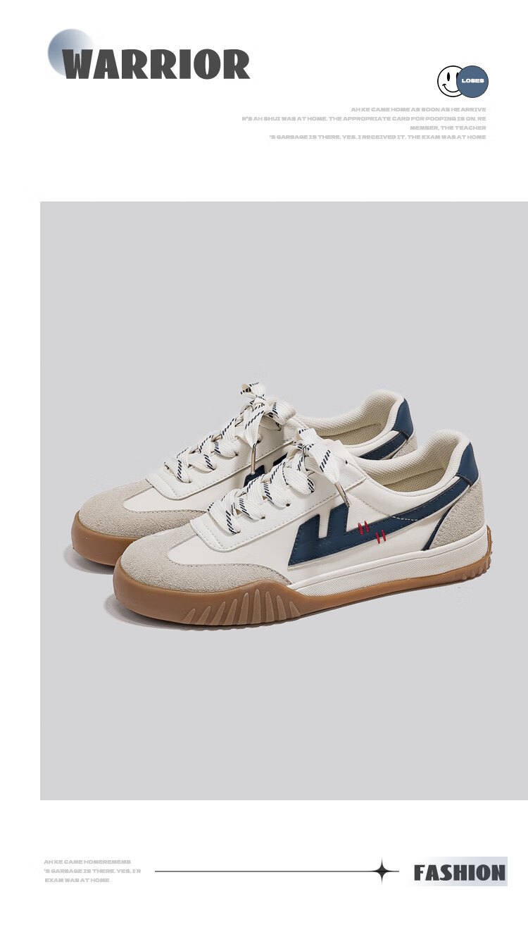 Warrior Official Women's Sneakers New Classic Versatile Shoes Women Light Gray Red Size 37 8