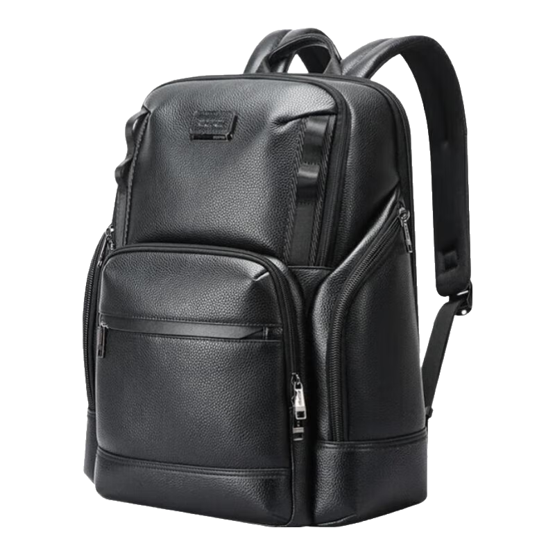 Bopai Leather Business Backpack for Men, 16-Inch Laptop Bag, Travel Bag, Father's Day Gift