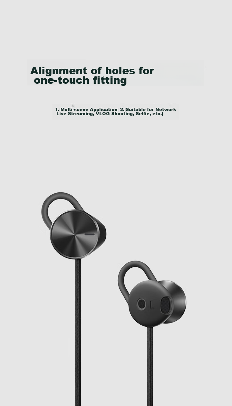 Masentek ES23 Earphone Tips, Compatible with Huawei Freelace Active Edition, Honor X Sport PRO, AM66 Bluetooth Earphones, HUAWEI Silicone Tips Accessories, Black Small 6