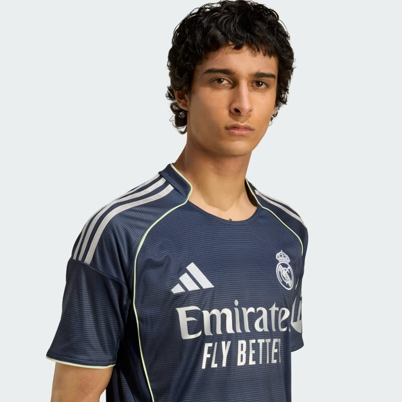 Adidas Men's Football Series REAL A JSY Real Madrid Fan Version Away Short Sleeve JJ4182 Ink Blue S 5