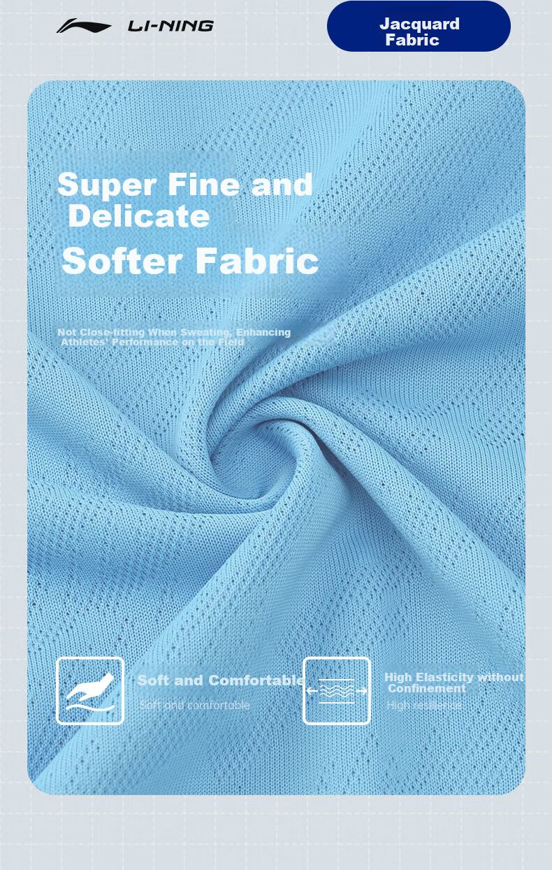 Li-Ning Badminton Outfit for Men And Women, International Star Series Competition Top, Breathable And Sweat-Absorbing Professional Sports Uniform 3