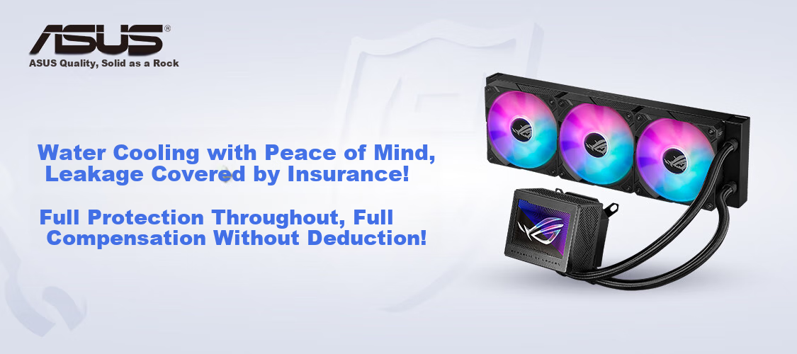 ASUS ROG STRIX Feilong Third Generation 360 All-In CPU Liquid Cooler, Dual-Mode Low Noise Pump, Rotatable Cold Head Cover, Custom ROG High-Performance Fa 1