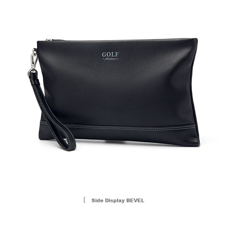 GOLF Men's Clutch, Soft Top-Grain Leather, Fashionable Envelope Wallet, Handheld Purse, Multiple Card Slots, Clutch Bag, Father's Day Gift 26