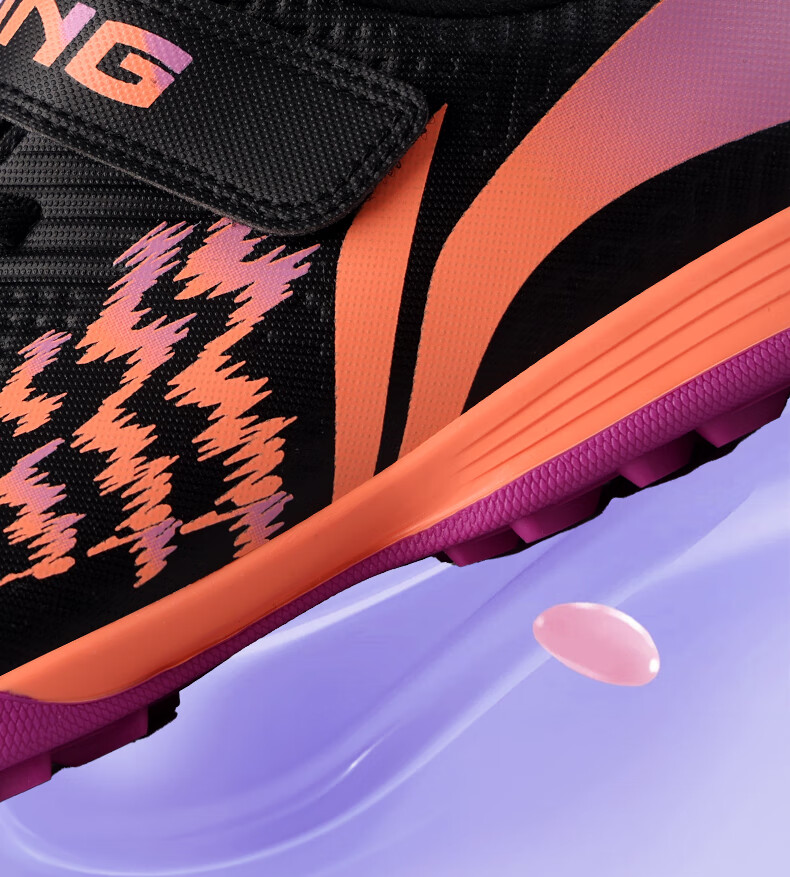 Li-Ning Soccer Shoes for Children Aged 6-12, TF Turf Cleats for Boys And Girls, Youth Professional Training And Competition Football Boots, Breathable Studs, Size 40 11