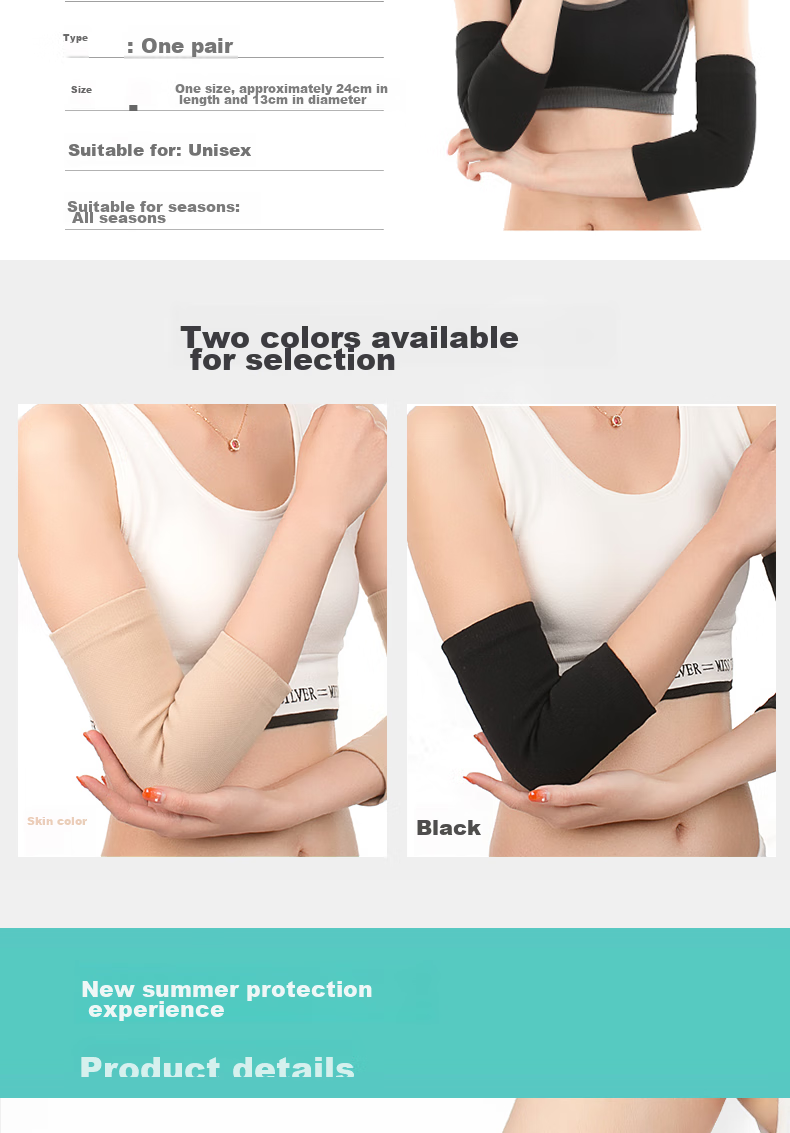 Chidong High-Elastic Sports Elbow Pads, 2-Pack, for Basketball And Badminton, Breathable Elastic Arm Guards, Fitness Elbow Protectors, for Men And Women, Black 3