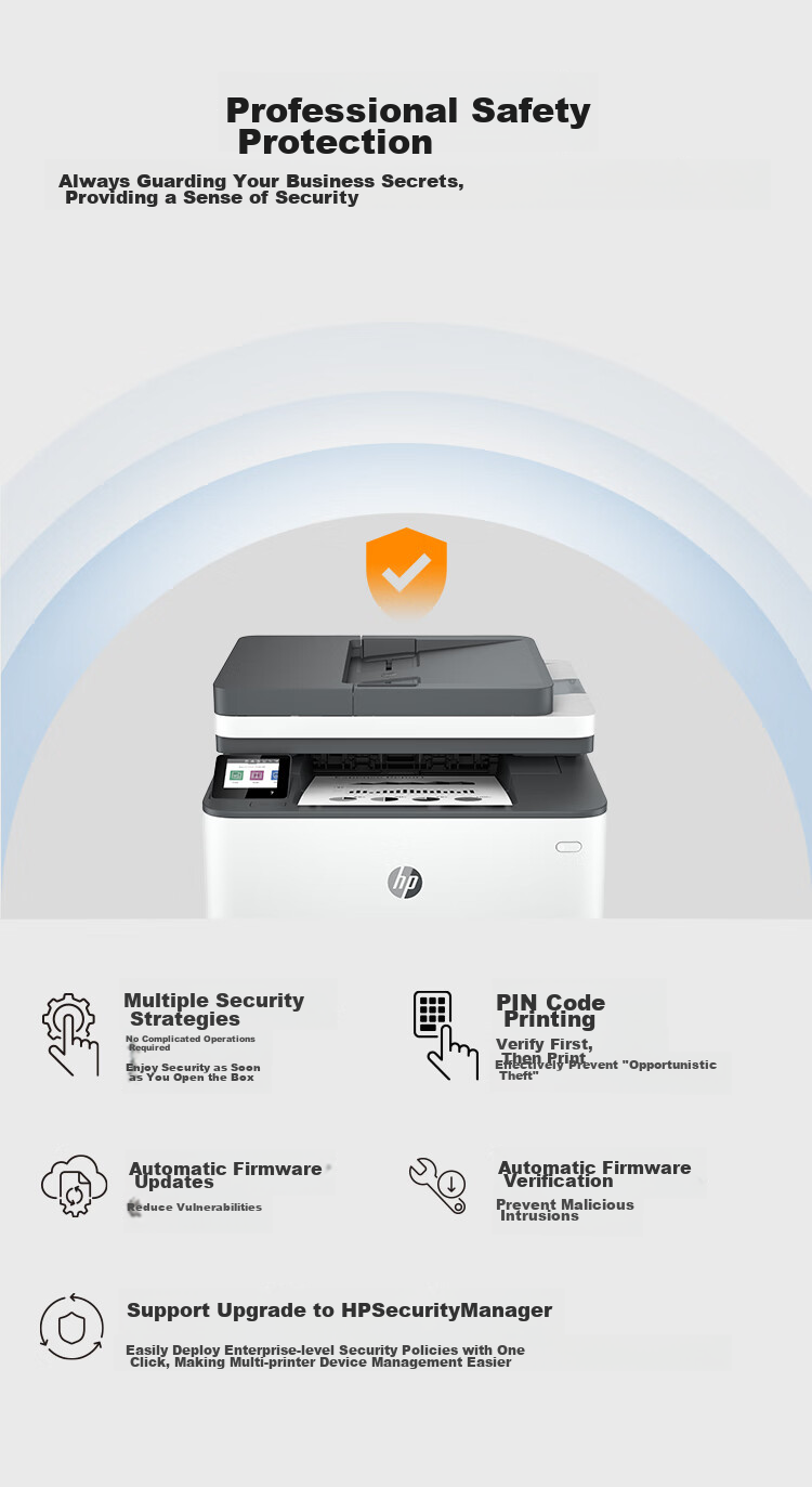 HP M227fdw Laser Wireless Duplex Printer, Wireless All-In Home Printer, Duplex Printing, WeChat Printing, Printer Copier Scanner Fax Machine 8