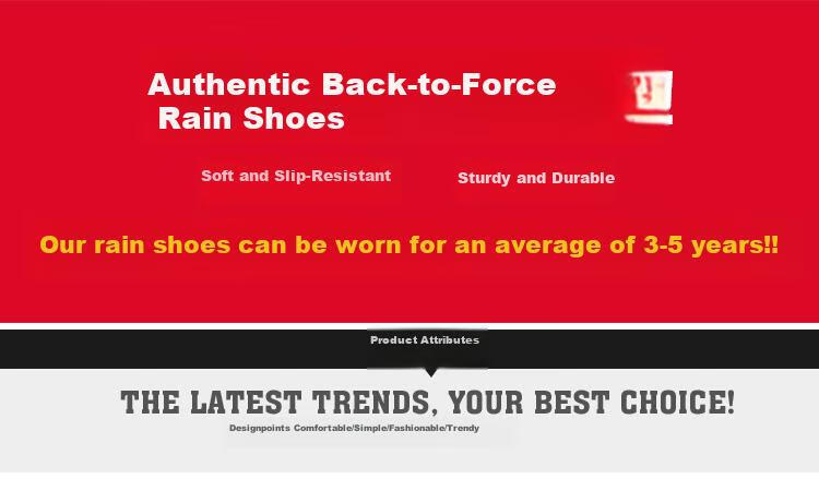 Warrior Men's Ultra-High Rain Boots Adult Waterproof Rubber Overshoes HXL199-B Ultra-High 41 2