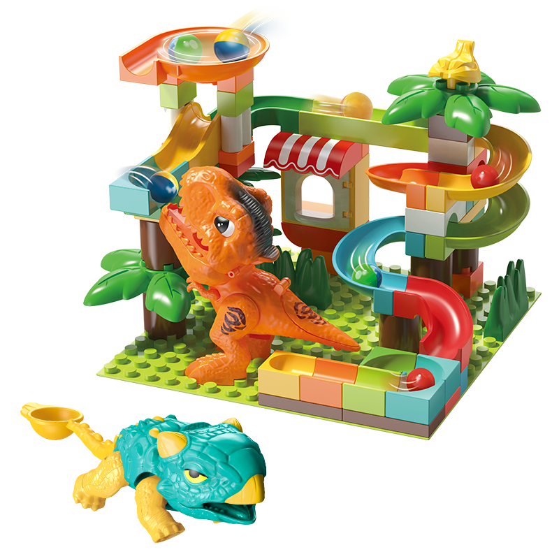 FEELO Compatible with LEGO Large Particle Building Blocks, Assembly Toy for Children, Boys And Girls Birthday Gift, Ejection Slide Y32321