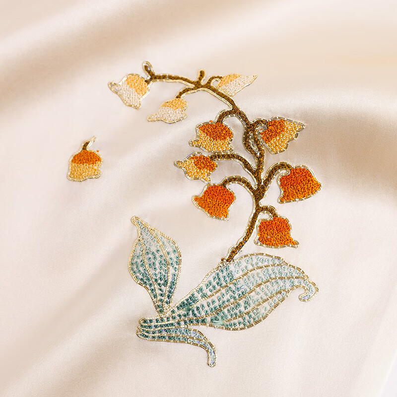 Hangsilu Silk Embroidery Scarf for Women with Carved Comb Set, Shawl, Birthday High-End Mid-Autumn Festival Gift for Mom 18