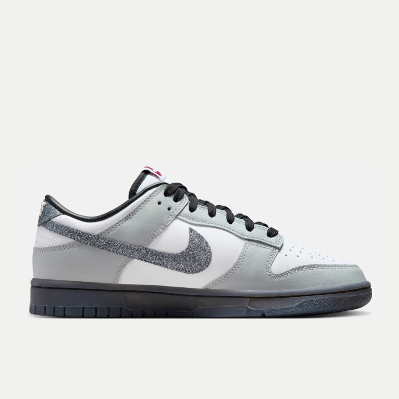 NIKE Women's Casual Skateboarding Shoes, DUNK Cushioning Fashionable Versatile Sneakers, HQ3462-191 White And Gray, Size 35.5 3