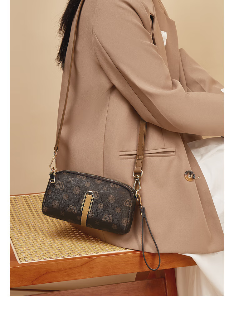 Laorentou Ladies Handbag, Large Capacity, Monogram Shoulder Bag, Crossbody Bag, Phone Pouch, Small Purse, Valentine's Day Gift 13