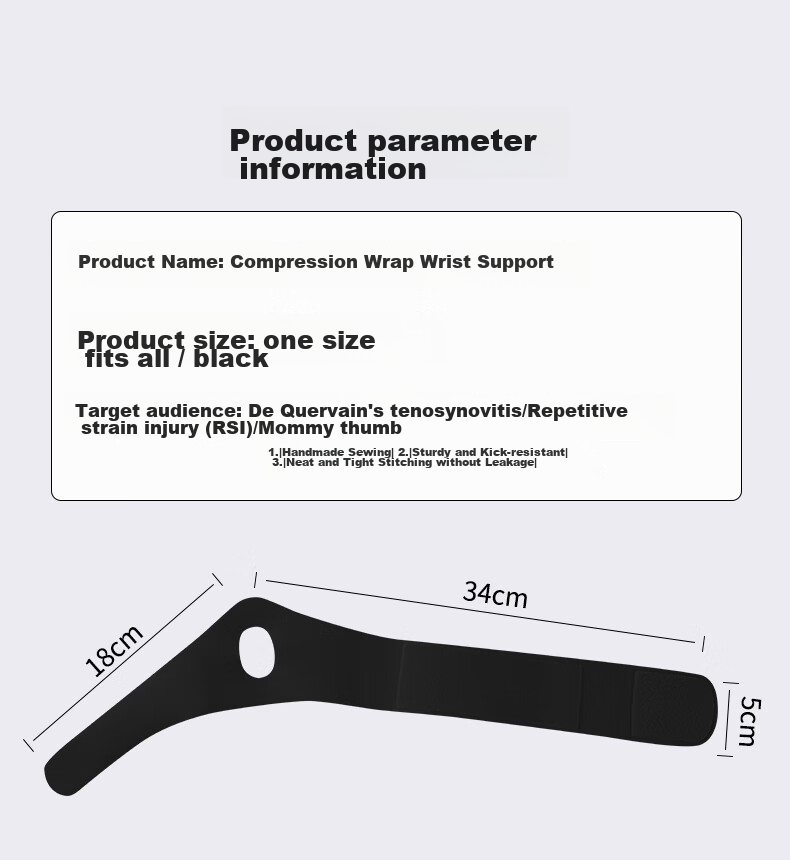 NAILEKESI N TFCC Tendonitis Wrist Brace for Sprains, Wrist Strain, Fixed Compression Support for Badminton, Gaming, E-Sports Medical Protective Gear 12