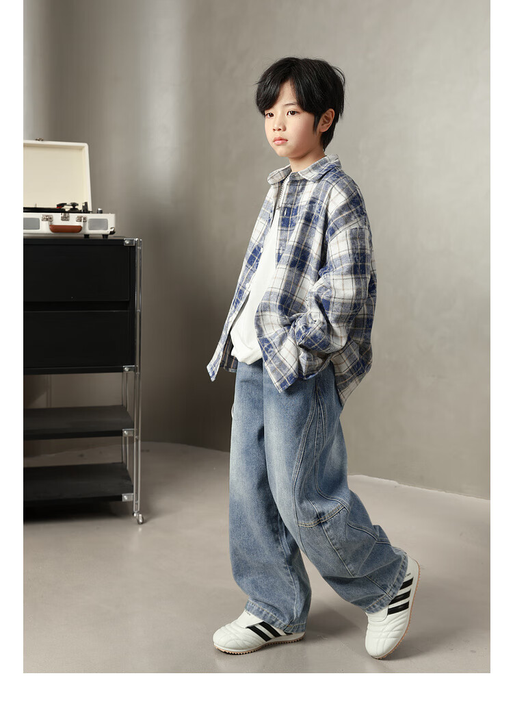 LUSON Chen Da Zhu Boys' Shirt, Spring And Autumn 2025 New Style, Boys' Casual Jacket, Children's Lightweight Early Autumn Shirt, New Year's Outfit 16