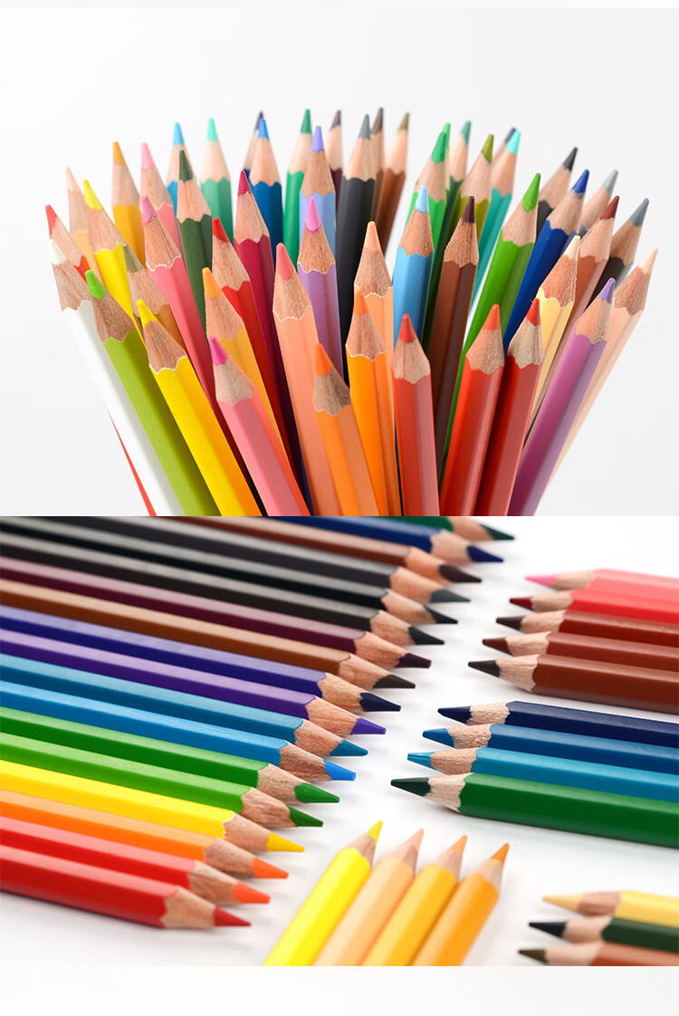 MARCO Oil-Based Erasable Colored Pencils, 36-Pack, for Students, Children, Boys And Girls, Beginner Drawing, Coloring, Art Supplies, Painting Tools, Art Materials, Birthday Gift, Back-To Set 14
