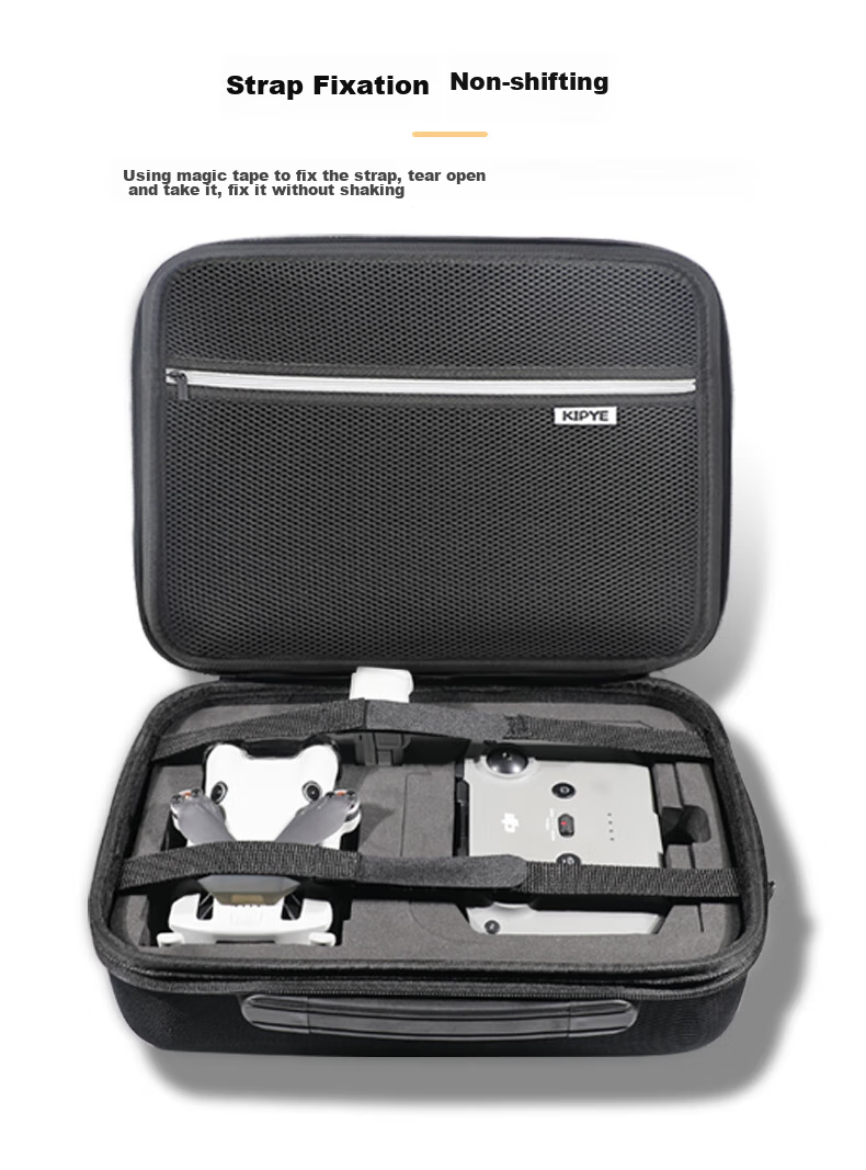 Qiye Hard Shell Storage Bag, Suitable for DJI Mini 4 Pro Drone, Mini 4 Pro Shoulder Backpack, Storage Box, Shockproof And Drop-Resistant Bag, Mini 4 PRO Handbag 3