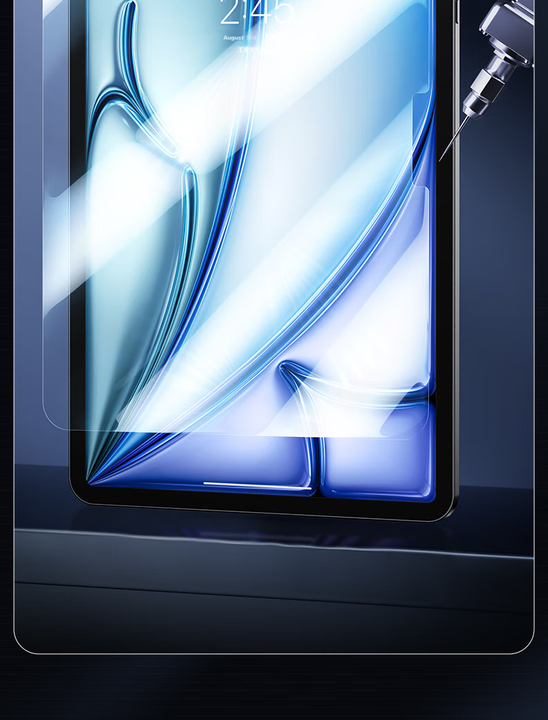 Benks Tempered Glass Screen Protector for IPad Air 11, M4 Chip, 2026 New IPad Air 11-Inch Apple Tablet, 25th Generation Zero-Feel Anti-Drop Air6/7/8 Ultra-Thin HD Film 11