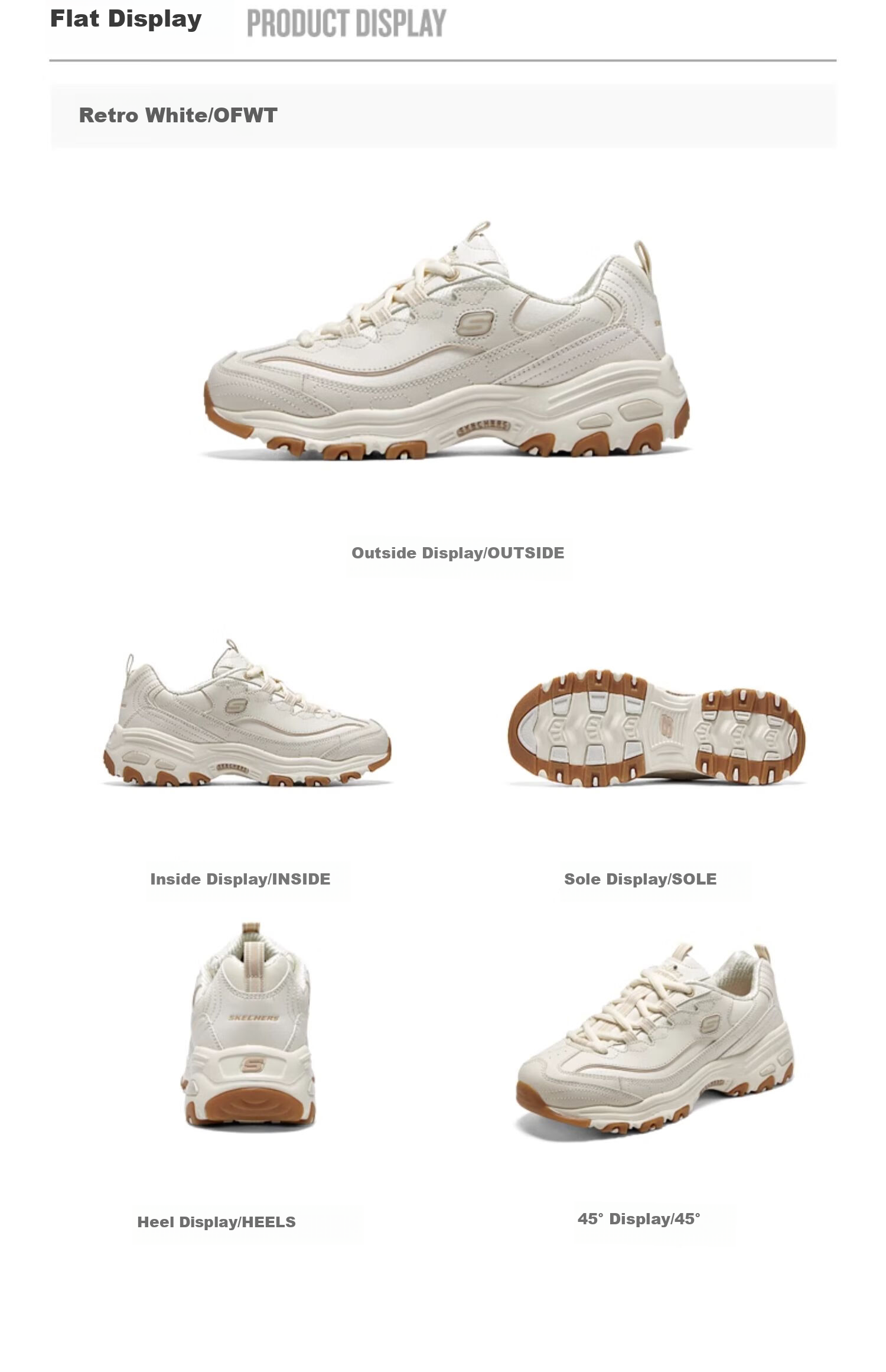 Skechers Meila Bear Women's Shoes, Spring Height-Increasing Dad Shoes, Fashionable Panda Shoes, Versatile Casual Sneakers, 149807 18