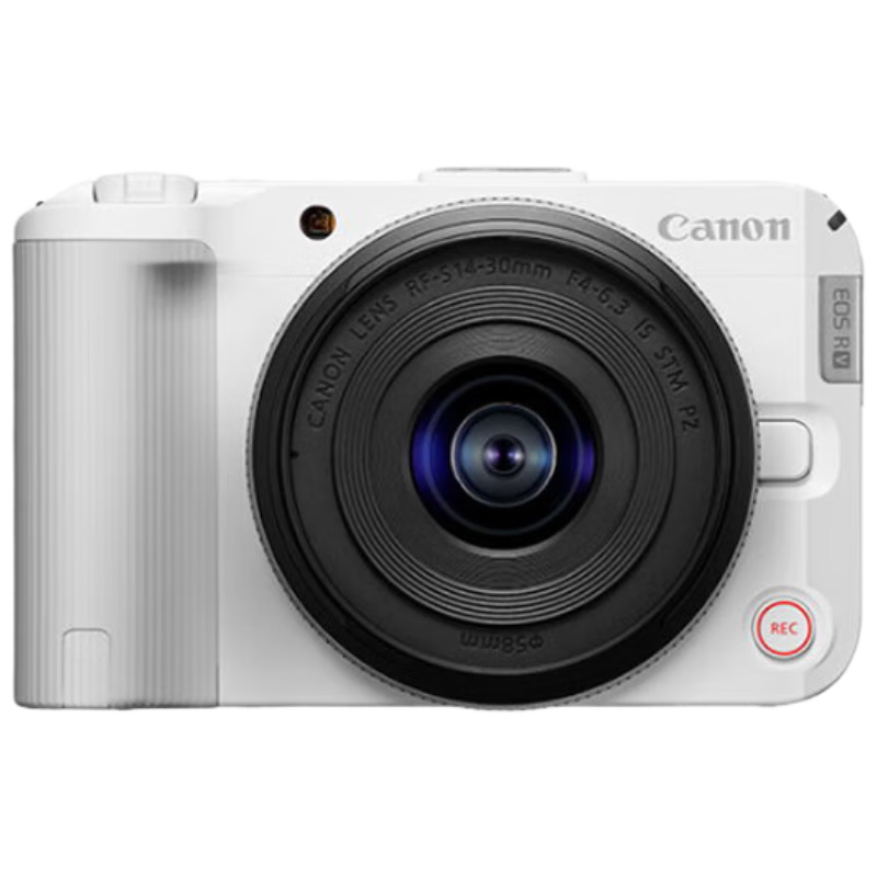Canon EOS R50 V Mirrorless Camera, 4K High-Definition Beauty, Portable for Home Use, Vlog Video Camera, Creative Live Streaming Recorder, 14-30mm Power Zoom Lens