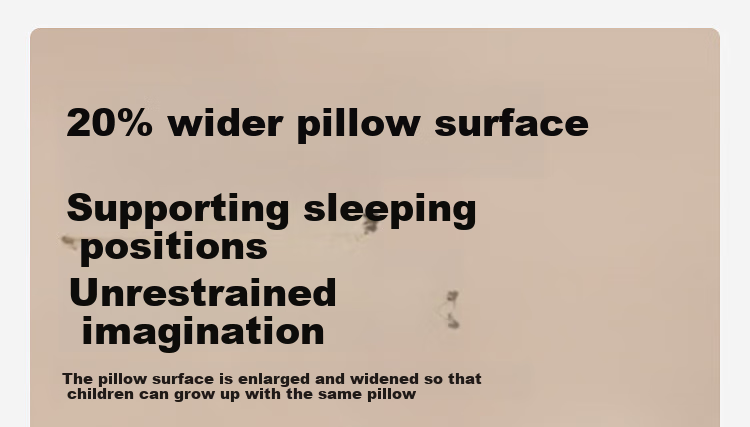 JOYNCLEON Baby Pillow with Divisions, Neck Support Pillow for Infants And Children over 6 Months Old, 1-3 Years Old, Jzt152533 13