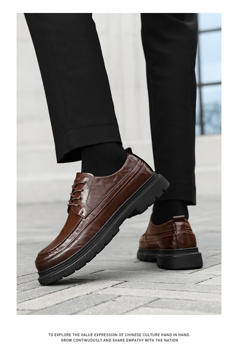 HLA Men's Classic Durable Casual Retro Derby Shoes HAAPXM1EBI073 Black Size 40 9