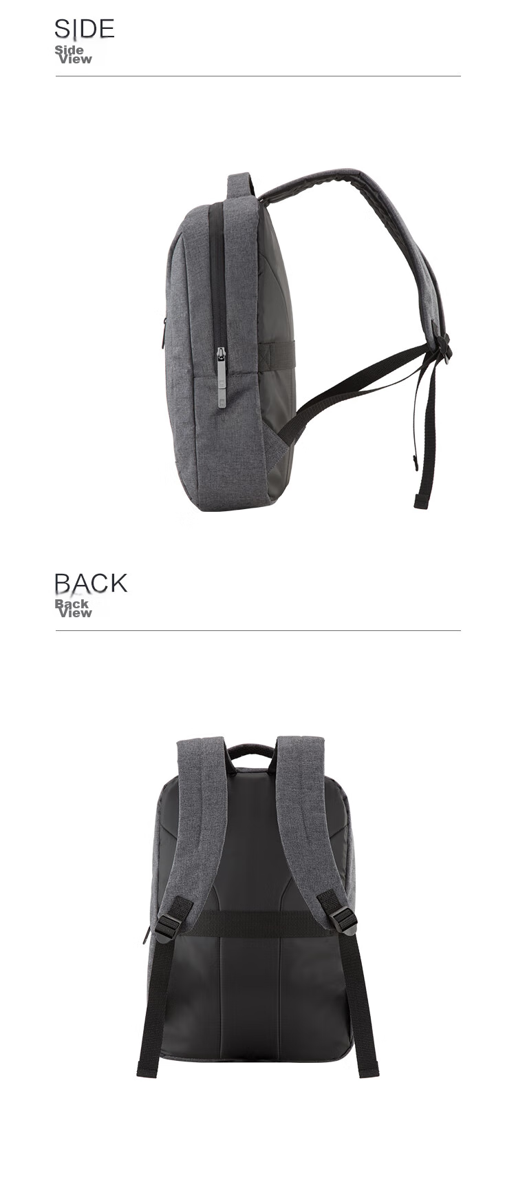 LEVEL8 Business Casual Backpack, 15.6-Inch Large Capacity Laptop Bag for Men, School Bag LA-1850 7