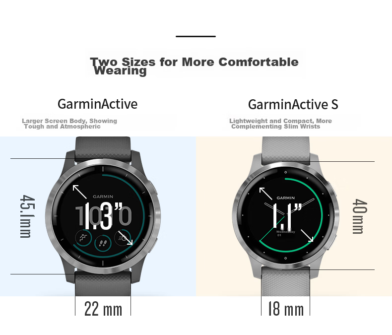 GARMIN Active6 Bone China White Heart Rate Running Swimming Fitness Fashion Sports Smartwatch Birthday Gift 4