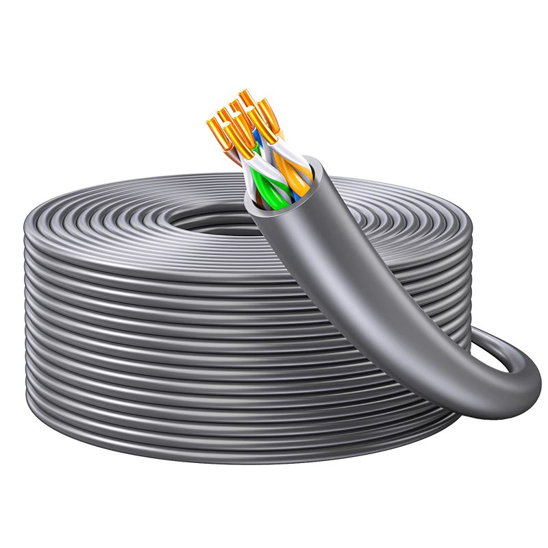 Shengwei CAT5e Gigabit Ethernet Cable [Engineering Version 0.5mm Pure Oxygen-Free Copper Core] CAT5e Unshielded Home Network Wiring Monitoring POE Power Supply 305 Meters CL5A50U