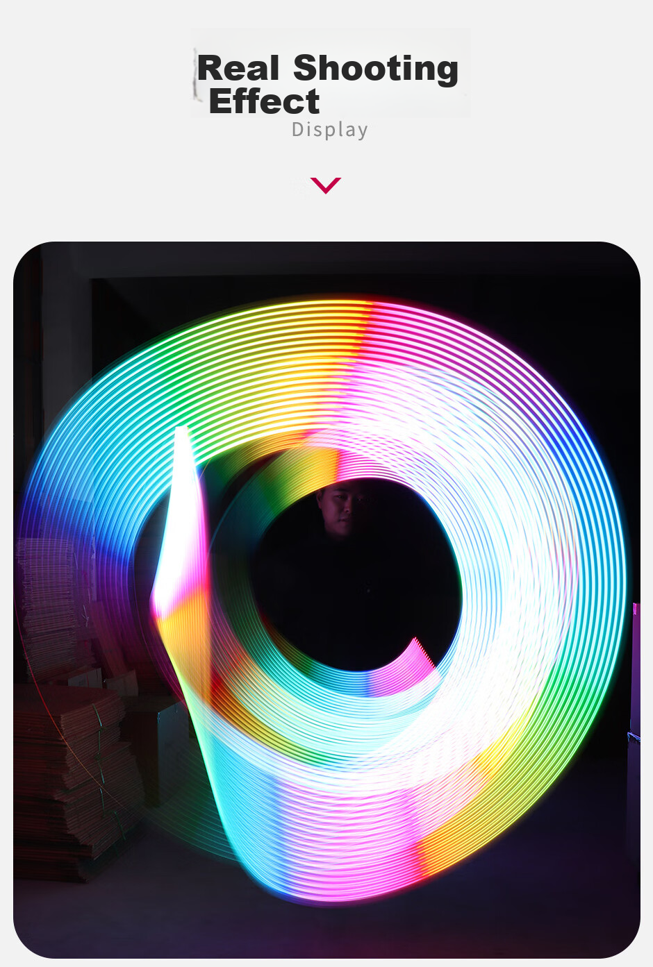 Hakutatz LED Handheld Photography Light Stick, RGB Color-Changing Ice Light for Live Streaming, Ambient Lighting, Contour Effects, Portrait Makeup, Live Broadcast Studio Lighting, Photography Light 12